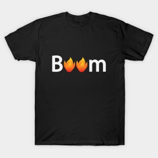 Boom typographic artwork T-Shirt